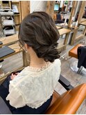 結婚式ヘアパーティヘアお呼ばれヘアアレンジアップヘア