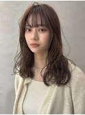 レイヤーミディアムパーマ/ダメージレスニュアンスパーマ/表参道